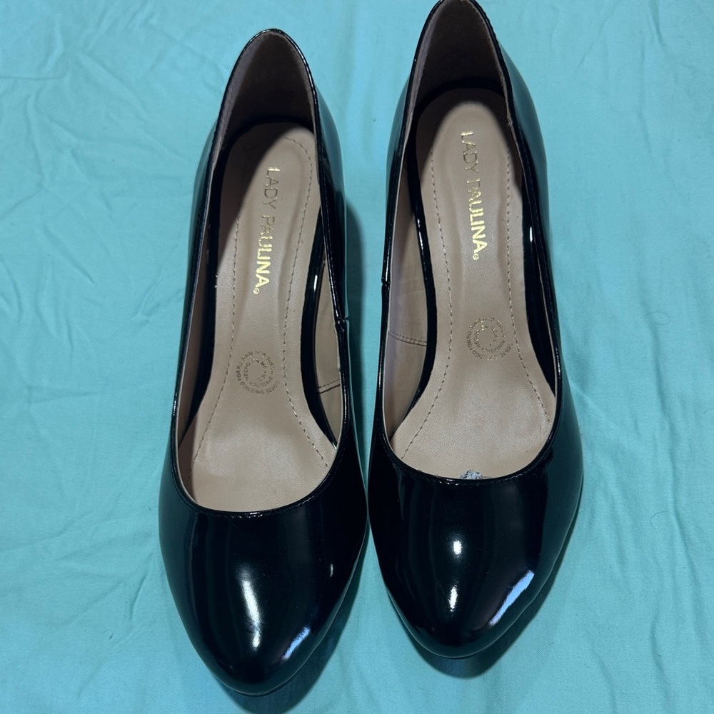 Black Patent Heels